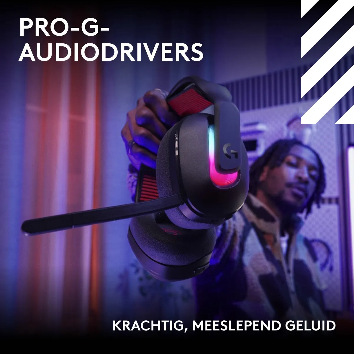 Logitech G Astro A20 X Lightspeed Headset - Zwart