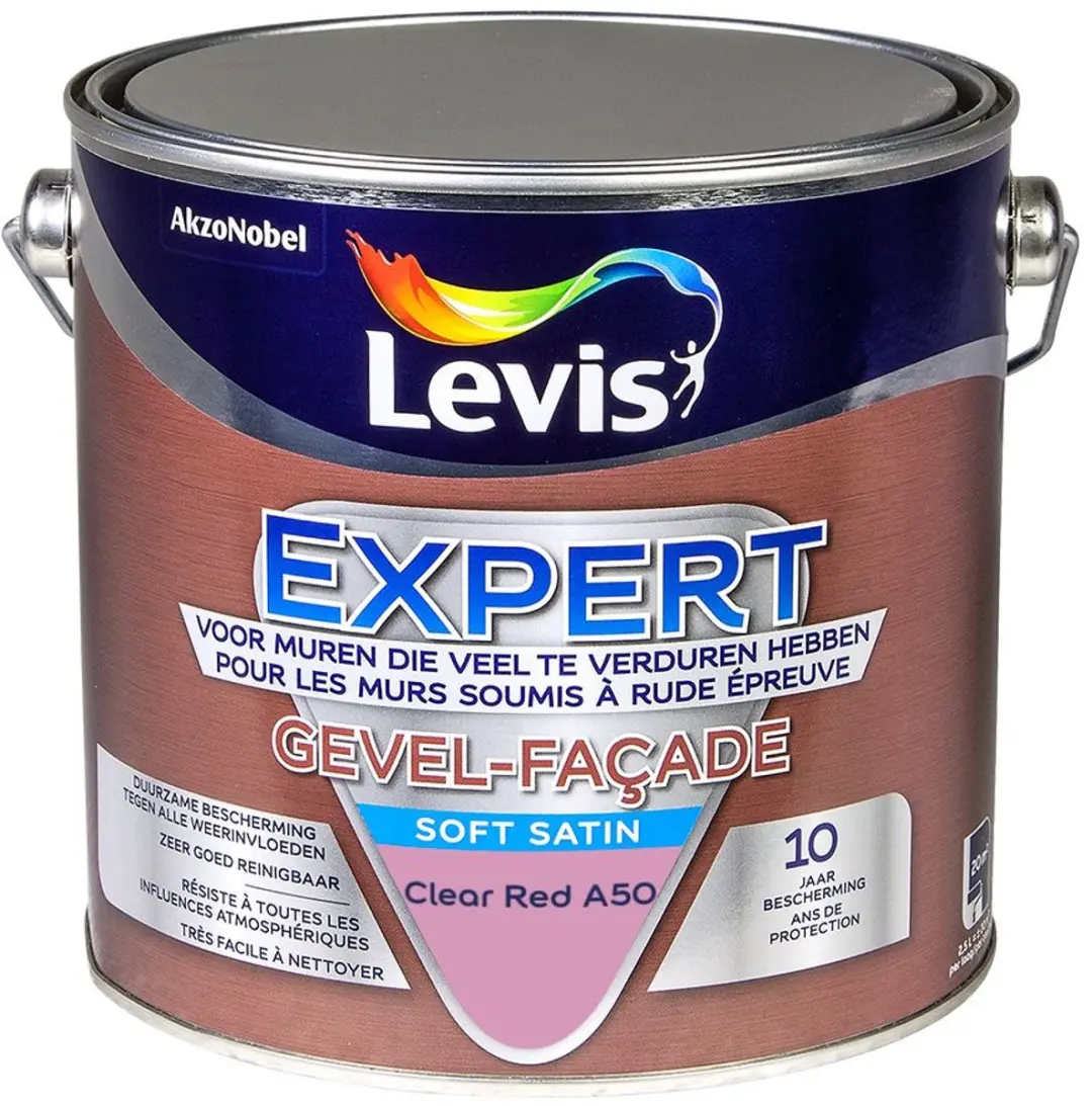 Levi's Expert Gevel Mix Clear Red A50 Mengverf 2,5L