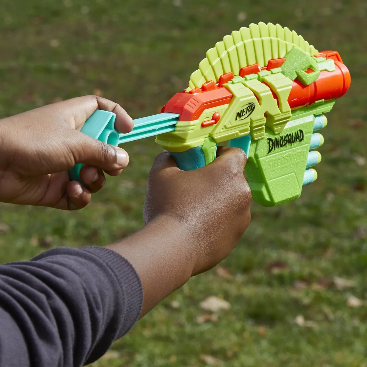 Hasbro Nerf Dinosquad Stego Duo Pack - Blauw - afbeelding 6 van 6
