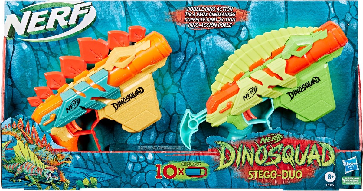 Nerf - Dinosquad Stego Duo Pack - -
