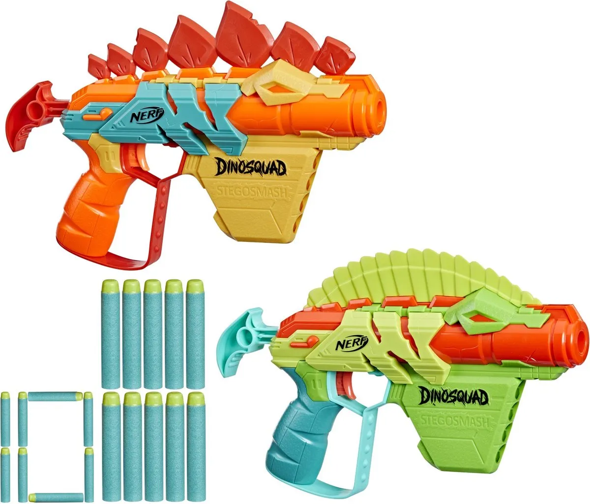 Hasbro Nerf Dinosquad Stego Duo Pack - Blauw