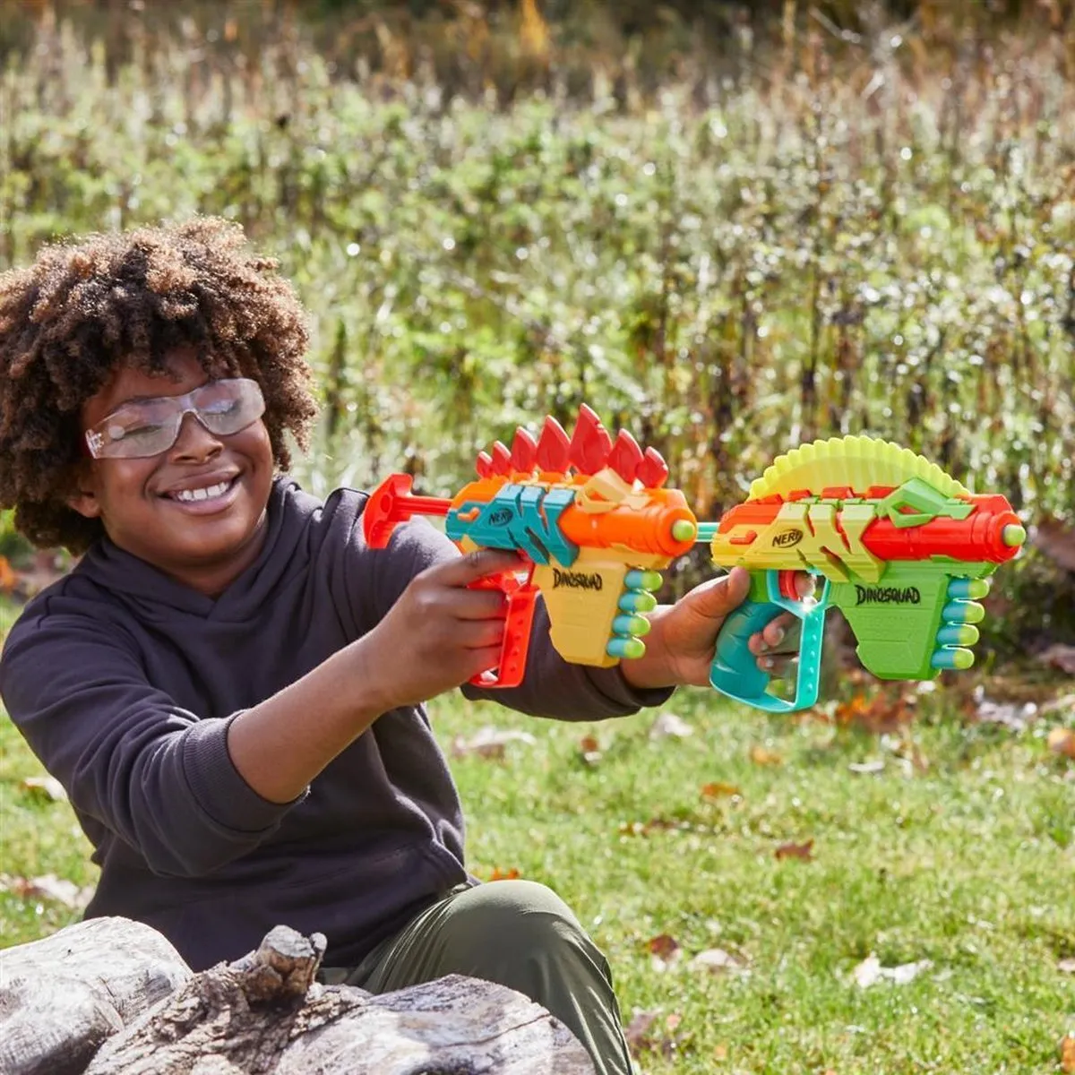 Hasbro Nerf Dinosquad Stego Duo Pack - Blauw