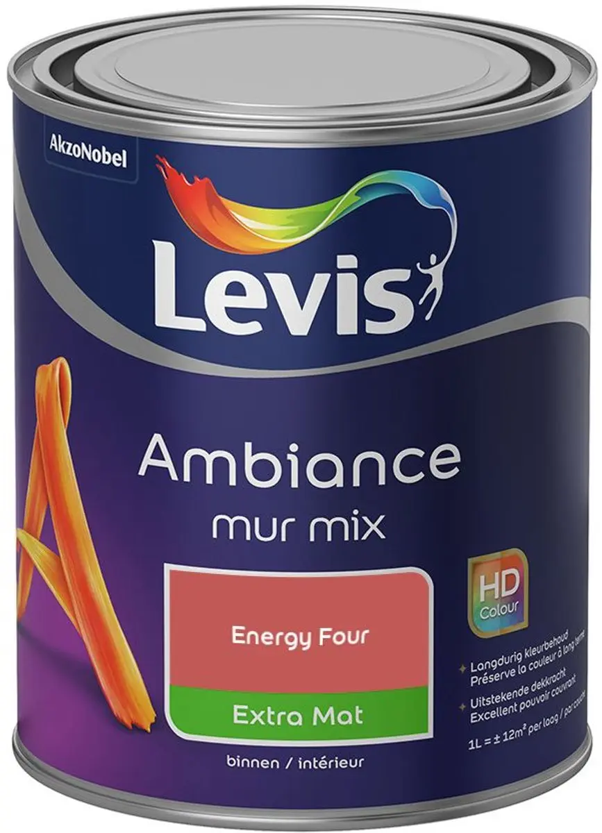 Levi's Ambiance Mur Extra Mat Mix Energy Four Mengverf 1L