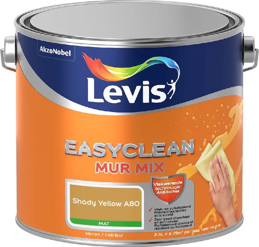 Levi's Easyclean Mur Mat Mix Mengverf 2,5L