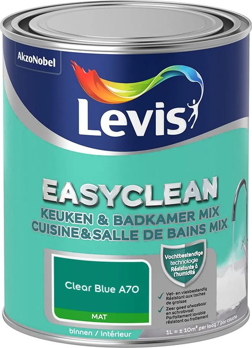 Levi's Easyclean Mengverf Clear Blue A70