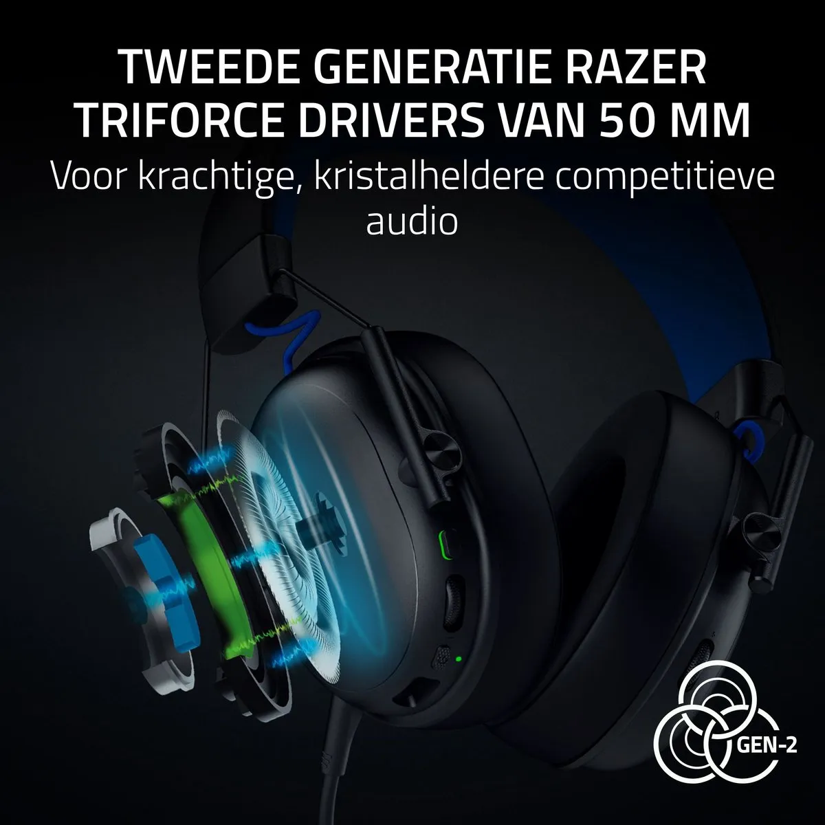 Razer BlackShark V3 X Hyperspeed Headset RZ04-05420400-R3G1 - Zwart