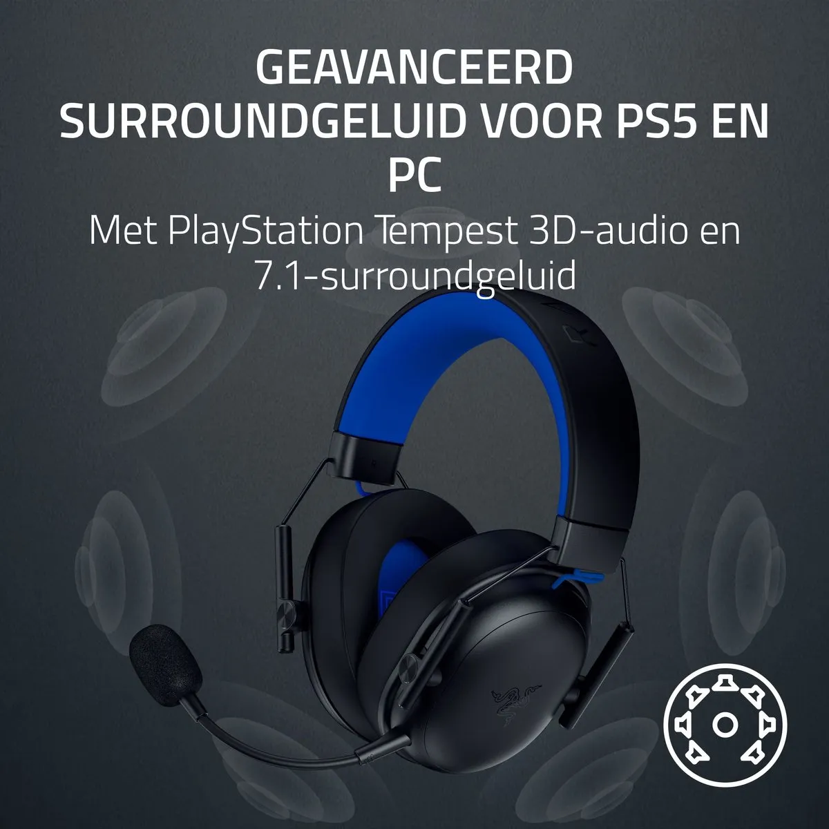 Razer BlackShark V3 X Hyperspeed Headset RZ04-05420400-R3G1 - Zwart