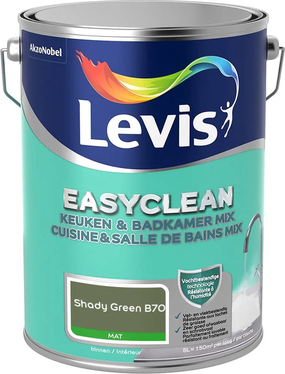 Levi's Easyclean Mengverf Shady Green B70