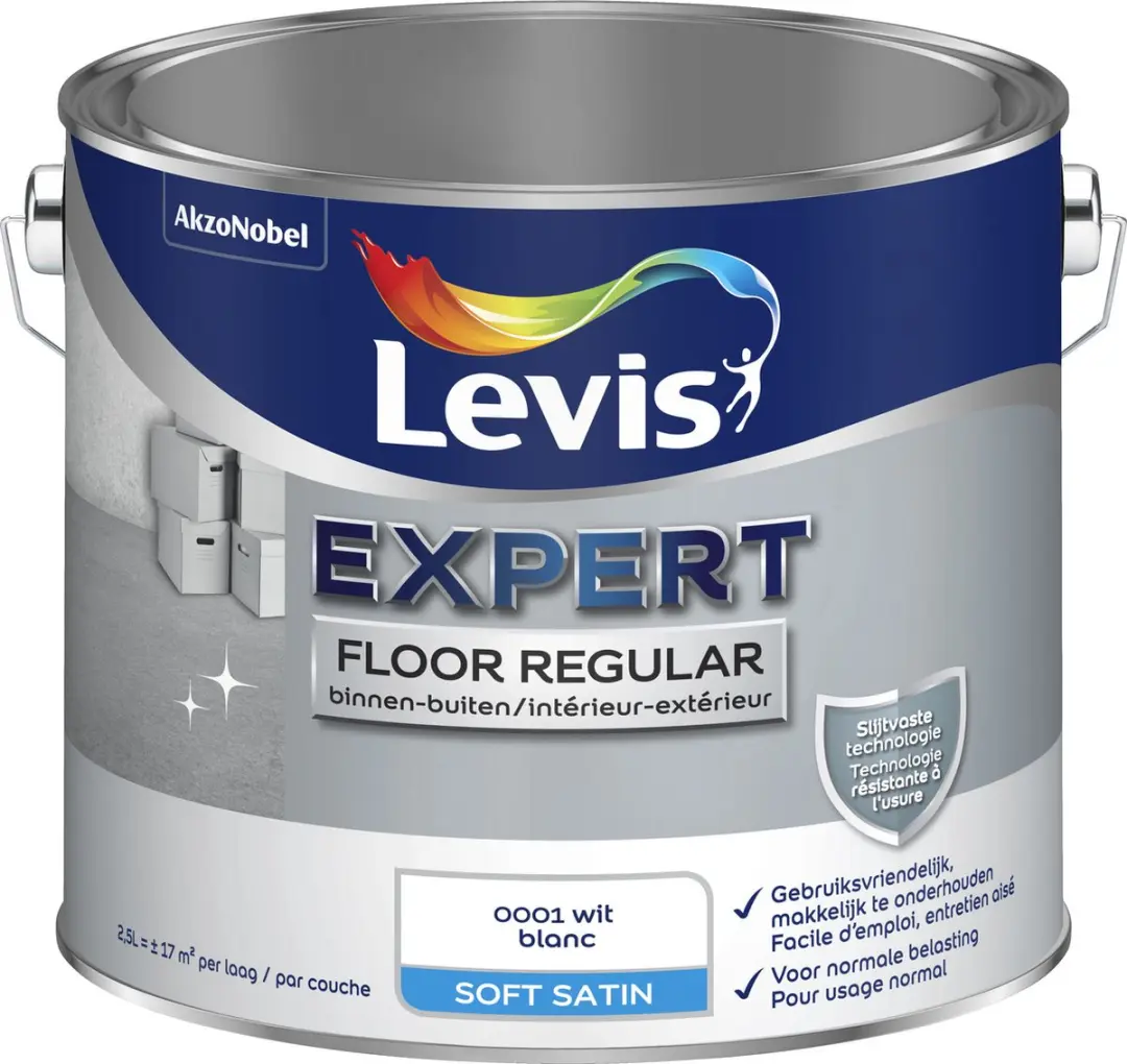 Levi's Expert Floor Regular Wit Verf 2,5L
