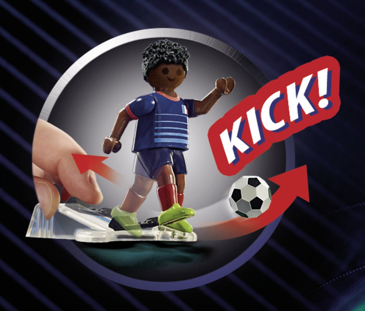 PLAYMOBIL Sports & Action Voetballer Frankrijk A - 71123