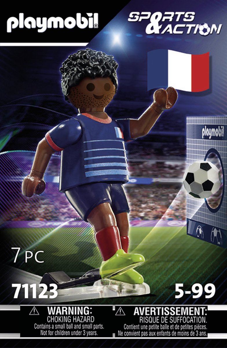 PLAYMOBIL Sports & Action Voetballer Frankrijk A - 71123