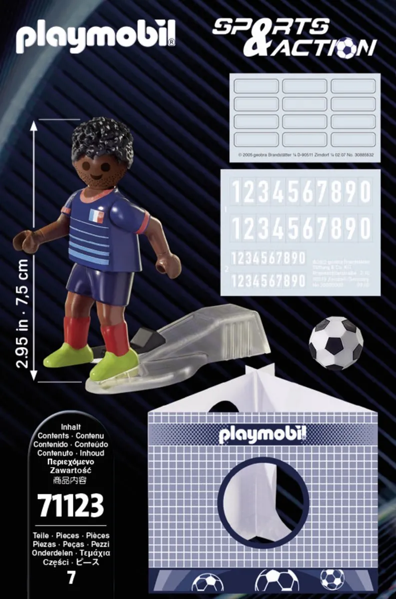 Playmobil Voetballer Frankrijk A - 71123 - afbeelding 6 van 6