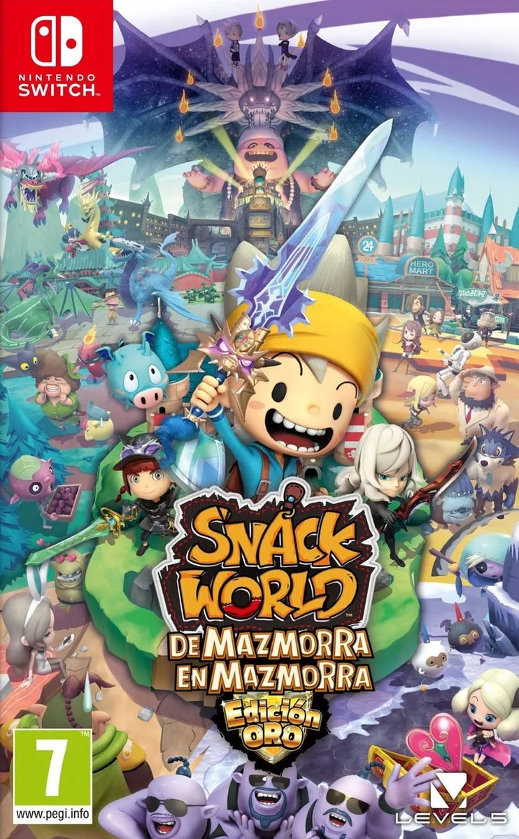 Nintendo Snack World The Dungeon Crawl Gold - Switch - 4 Spelers