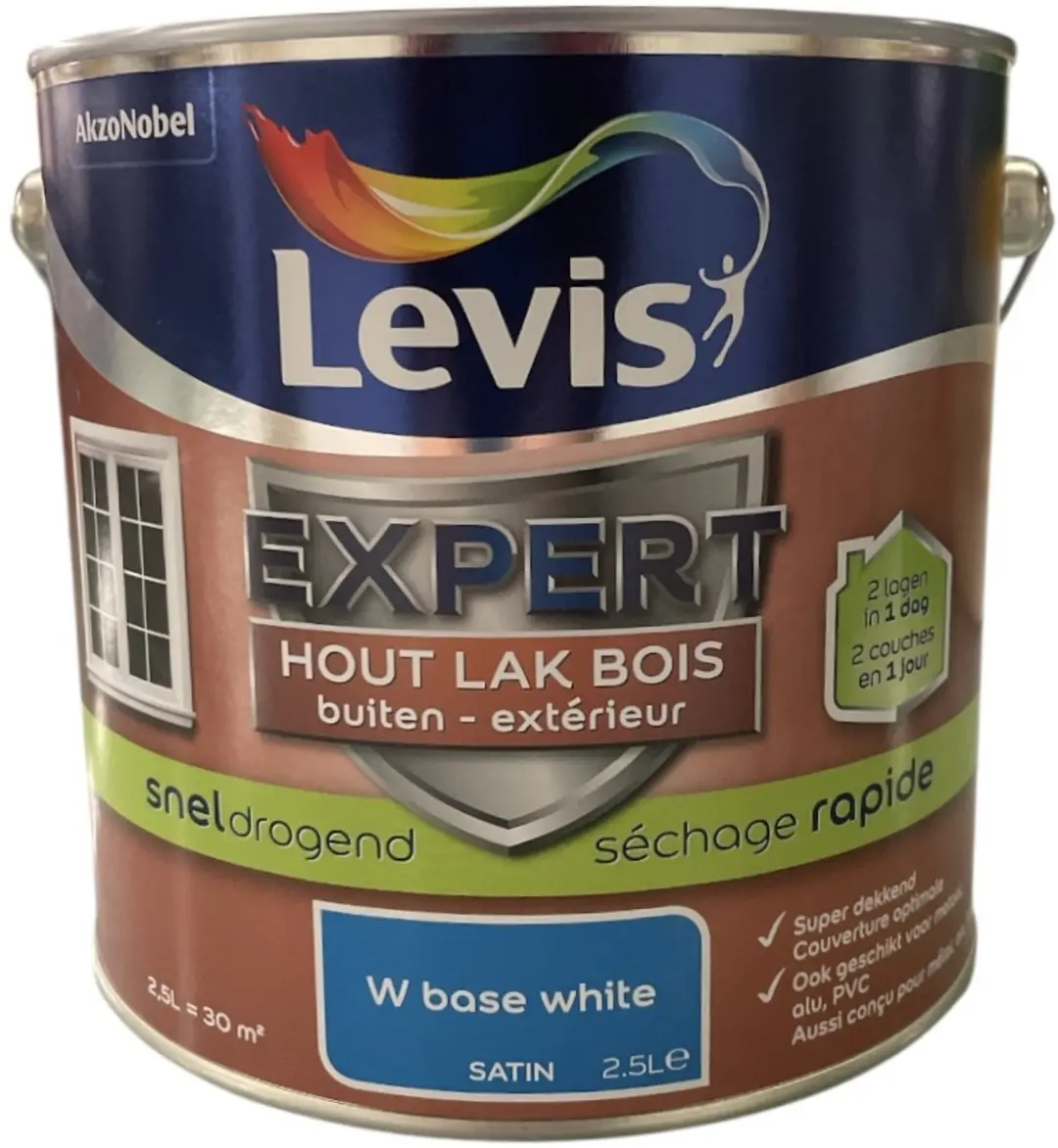 Levi's Expert Hout Lak Satin Sneldrogend 2.5L
