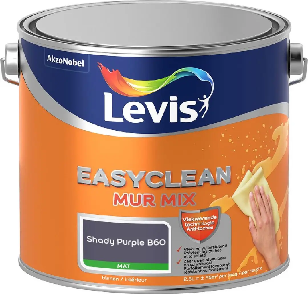 Levi's Easyclean Mur Mat Mix Mengverf 2,5L