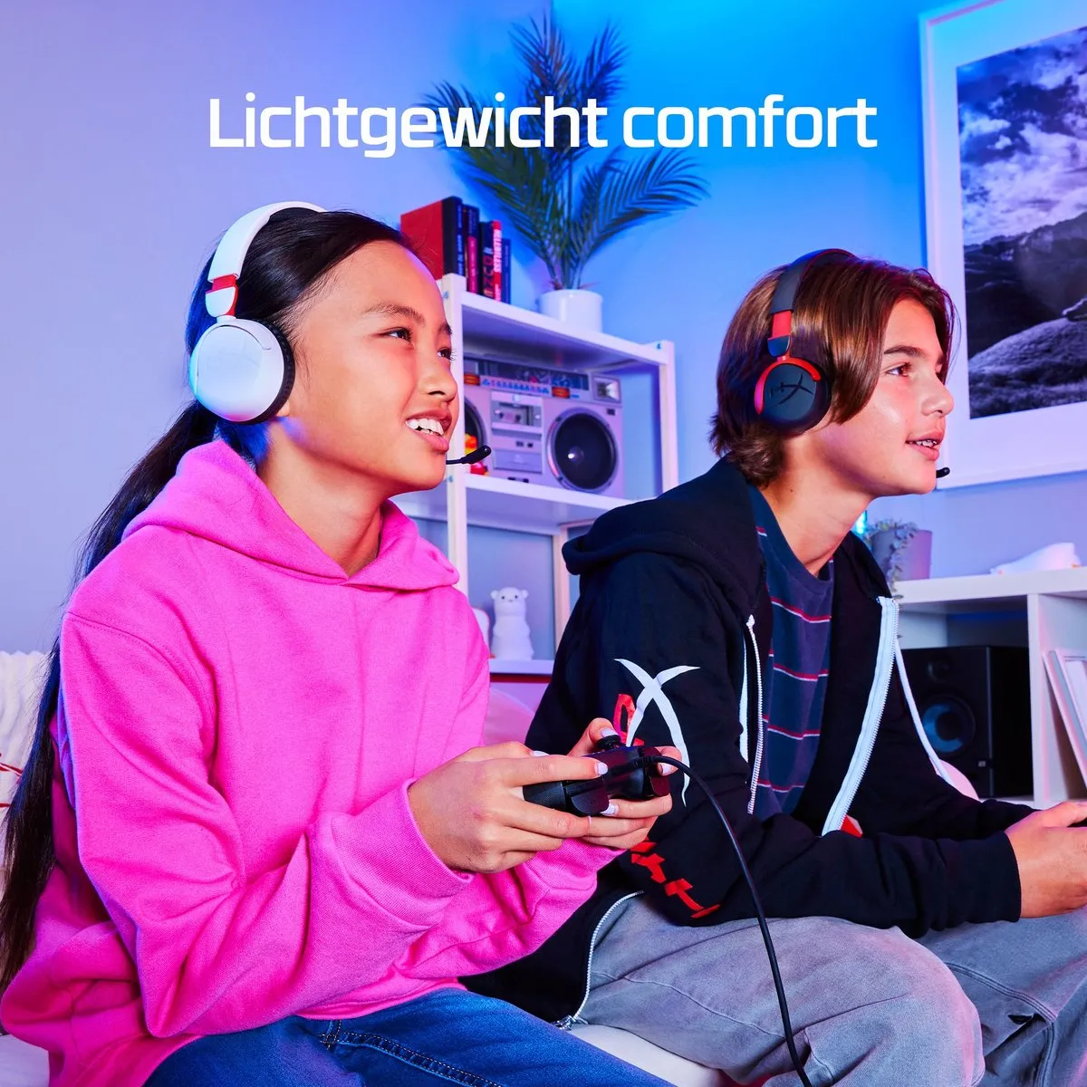 HyperX Cloud Mini Gaming Headset 7G8F4AA - Zwart Rood