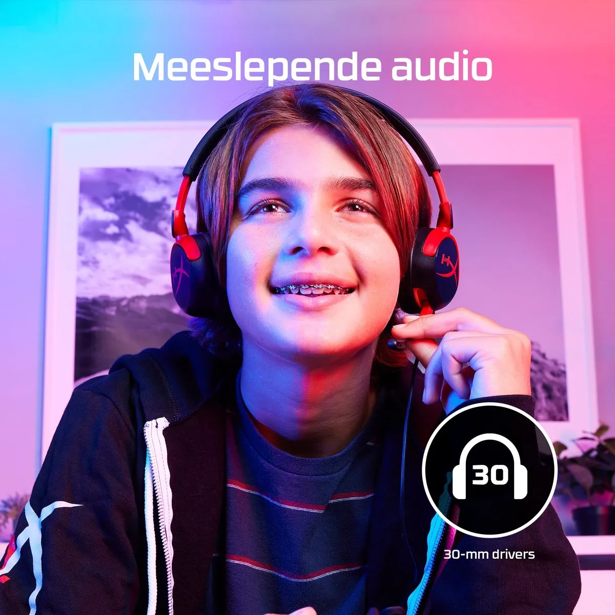 HyperX Cloud Mini Gaming Headset 7G8F4AA - Zwart Rood