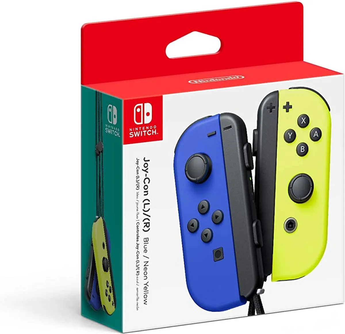 Nintendo Switch Joy-Con Controller paar - Blauw en Neon Geel