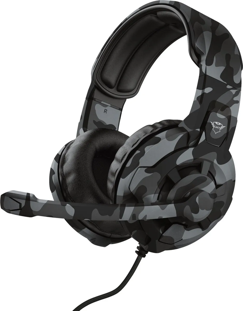 Trust GXT 411 Radius Gaming Headset - 3,5mm - Zwart Camo