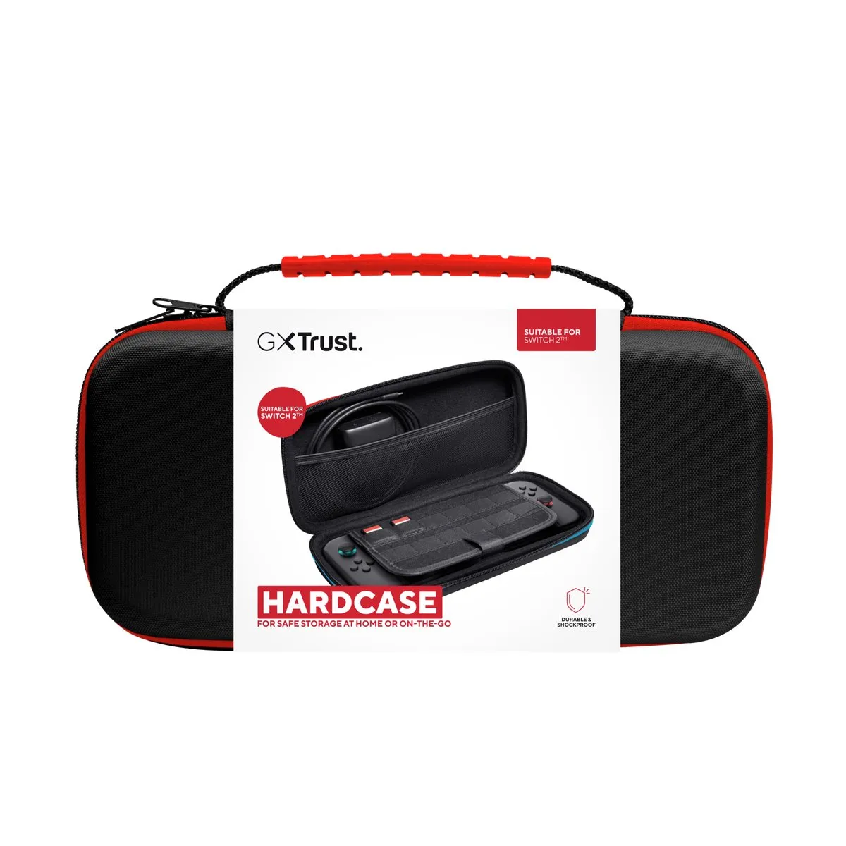 Trust GXT1251 Hardcase Beschermhoes Nintendo Switch 2 - Zwart - afbeelding 6 van 6