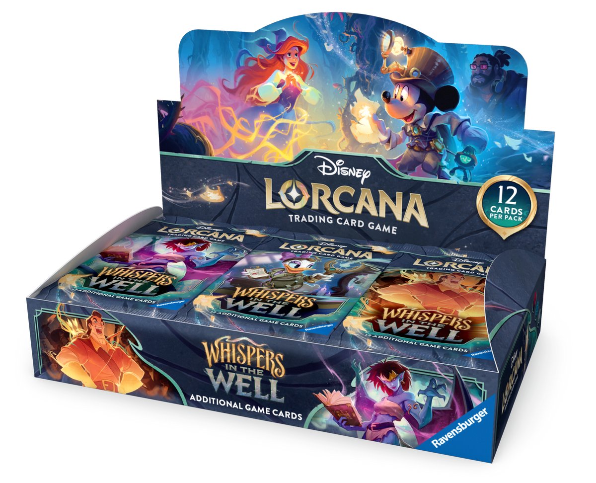Disney Lorcana TCG – Whispers in the Well Display (24 Boosters) – Trading Card Game – Vanaf 8 jaar