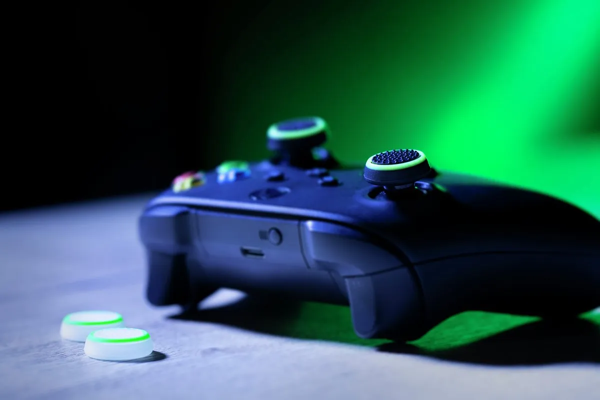 Trust GXT267 Thumb Grips Xbox - 4 Stuks - Black/Green/White