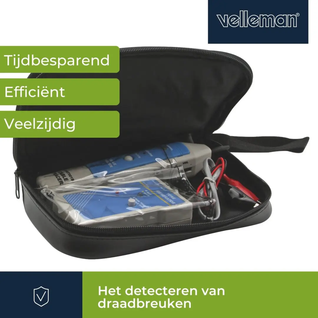 Velleman VTTEST11 Kabeltester - RJ45/RJ11/RJ12 - afbeelding 3 van 6