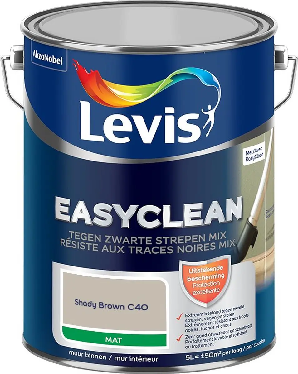 Levi's Easyclean Tegen Zwarte Strepen Mengverf 5L