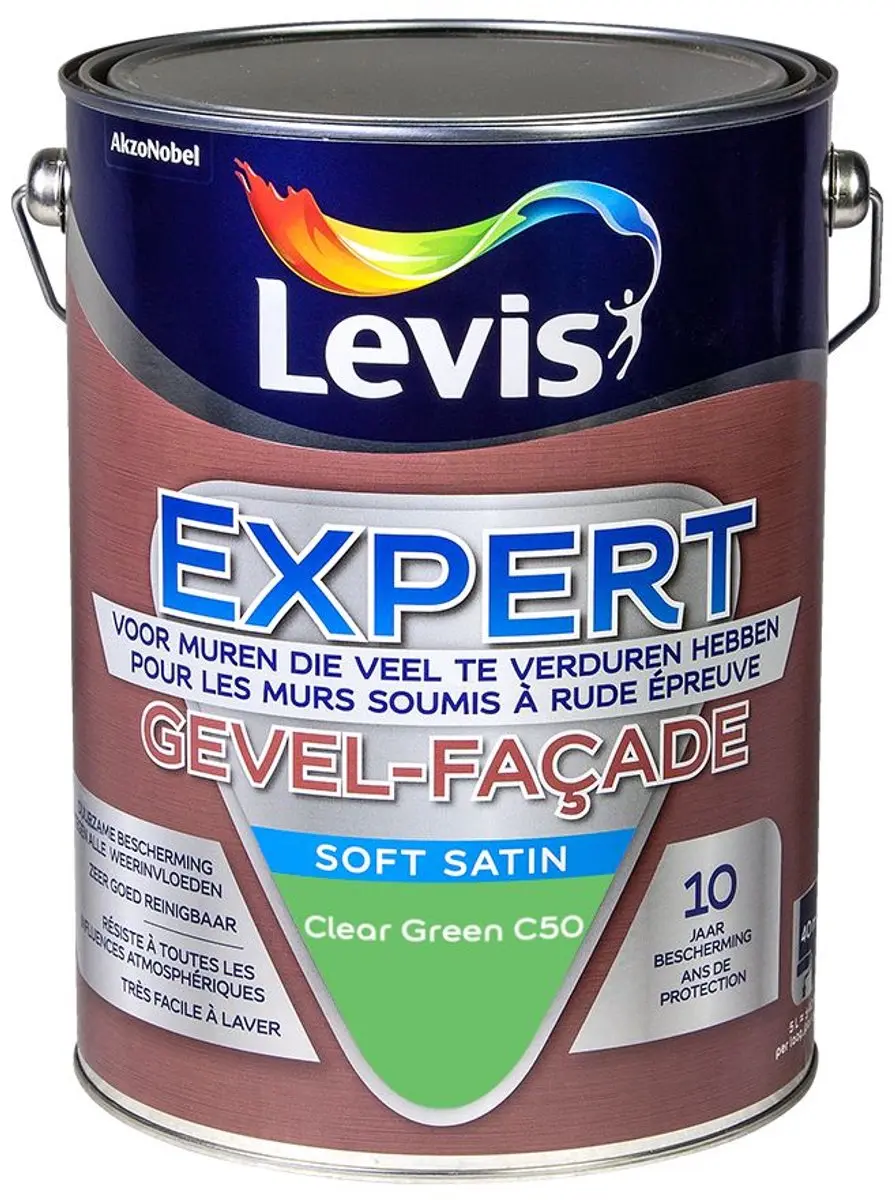 Levi's Expert Gevel Mix Clear Green C50 Mengverf 5L