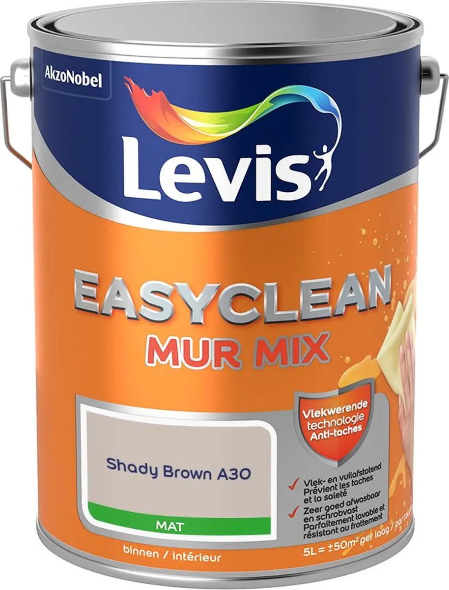 Levi's Easyclean Mur Mat Mix Shady Brown A30