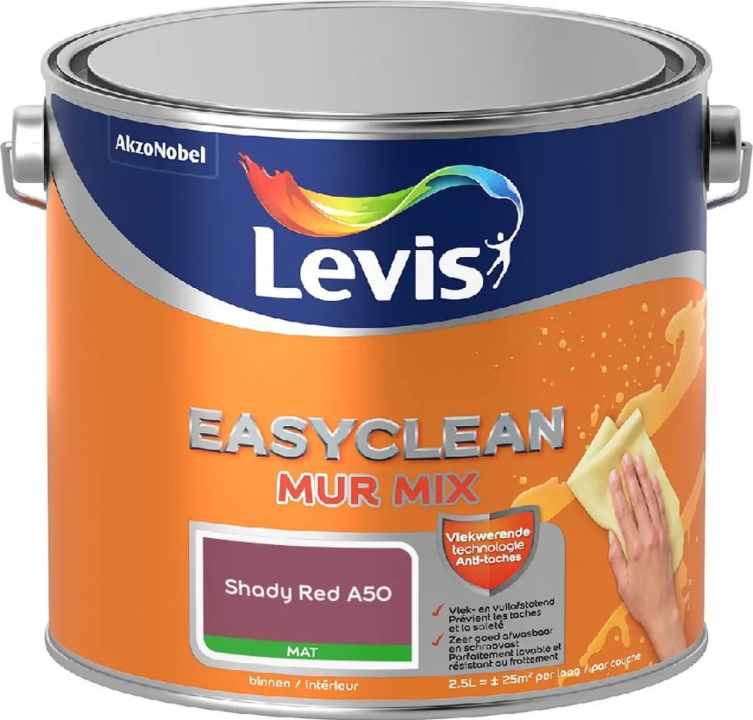 Levi's Easyclean Mur Mat Mix Shady Red A50