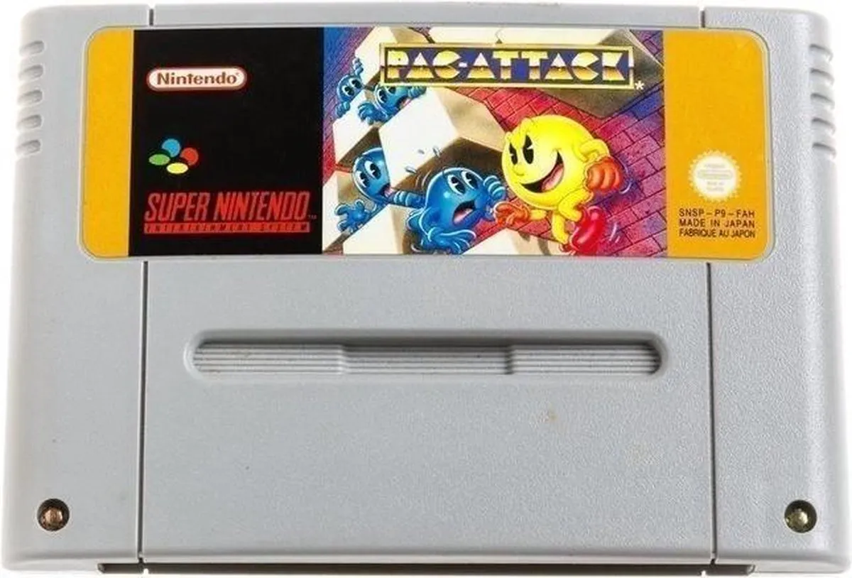 Nintendo Pac-Attack SNES Game
