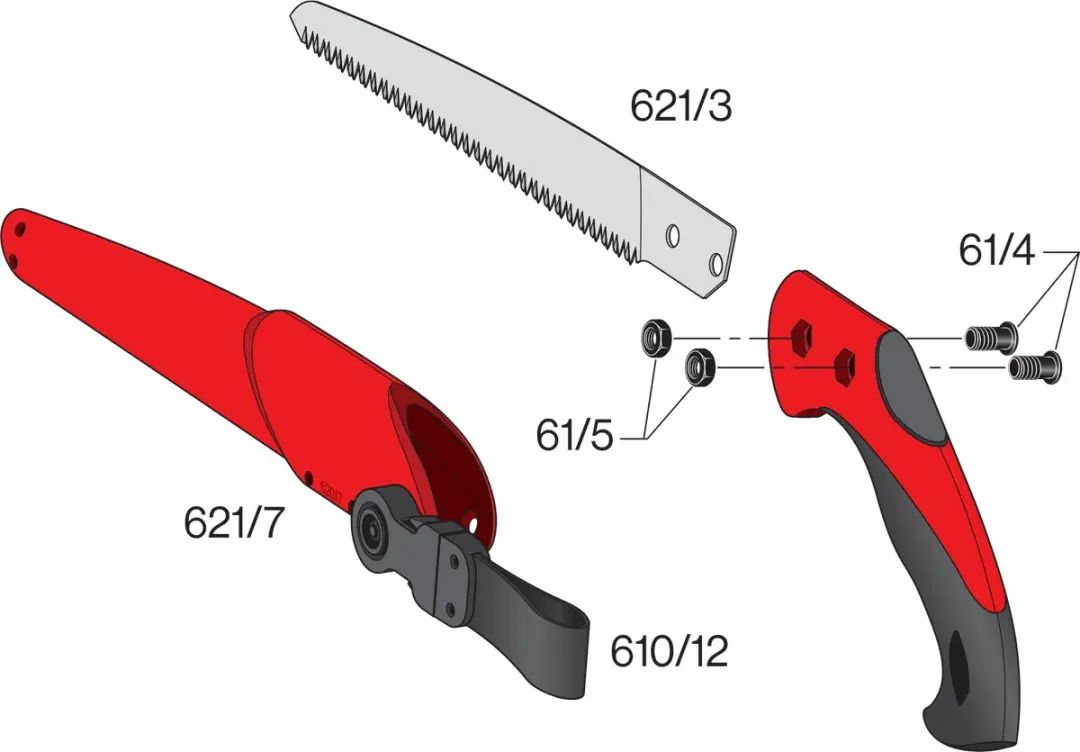 Felco 621 Trekzaag 450mm - Hout