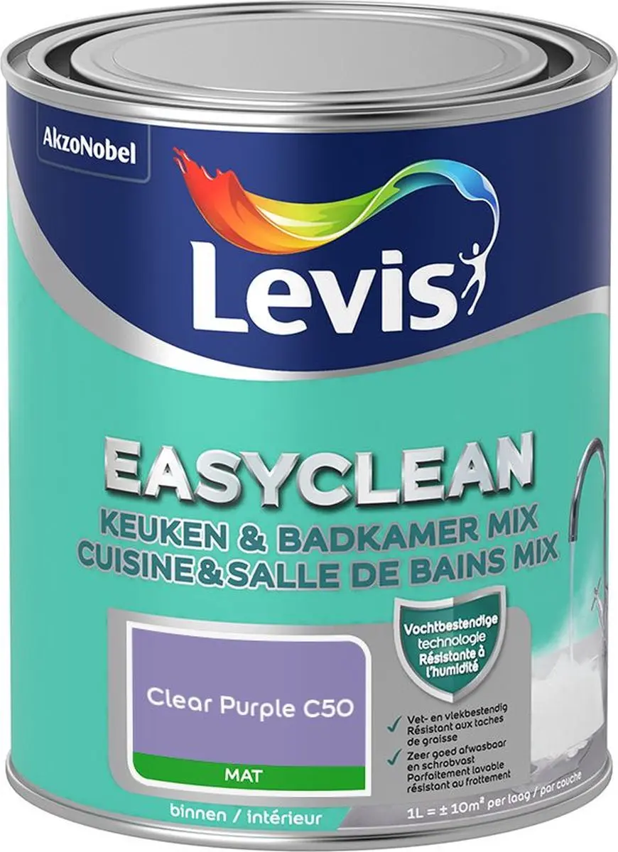Levi's Easyclean Mengverf Clear Purple C50 1L