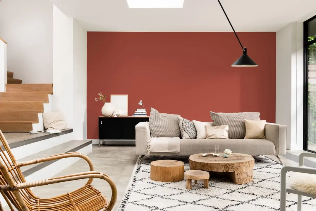 Levi's Ambiance Mur Extra Mat Mix Mahogany Red Mengverf 5L