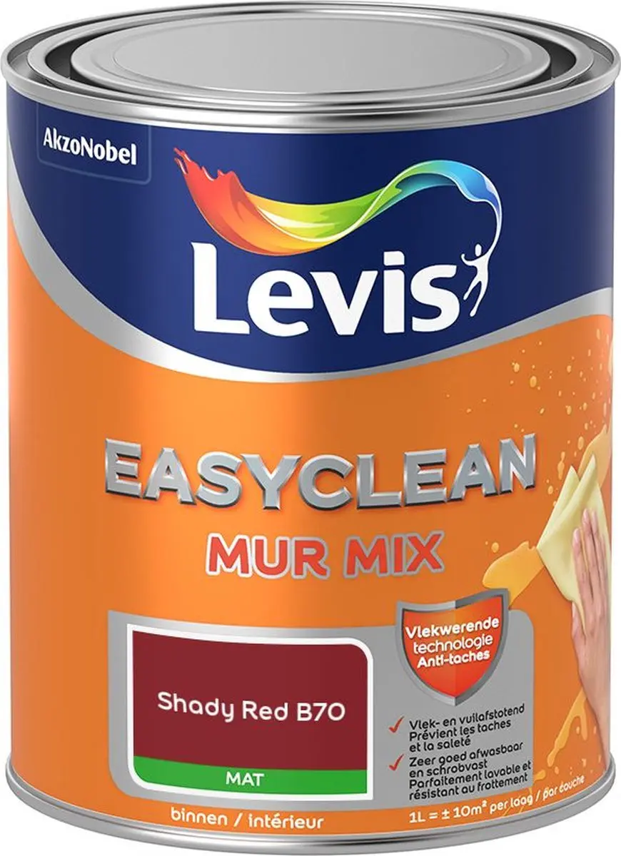 Levi's Easyclean Mur Mat Mix Mengverf 1L