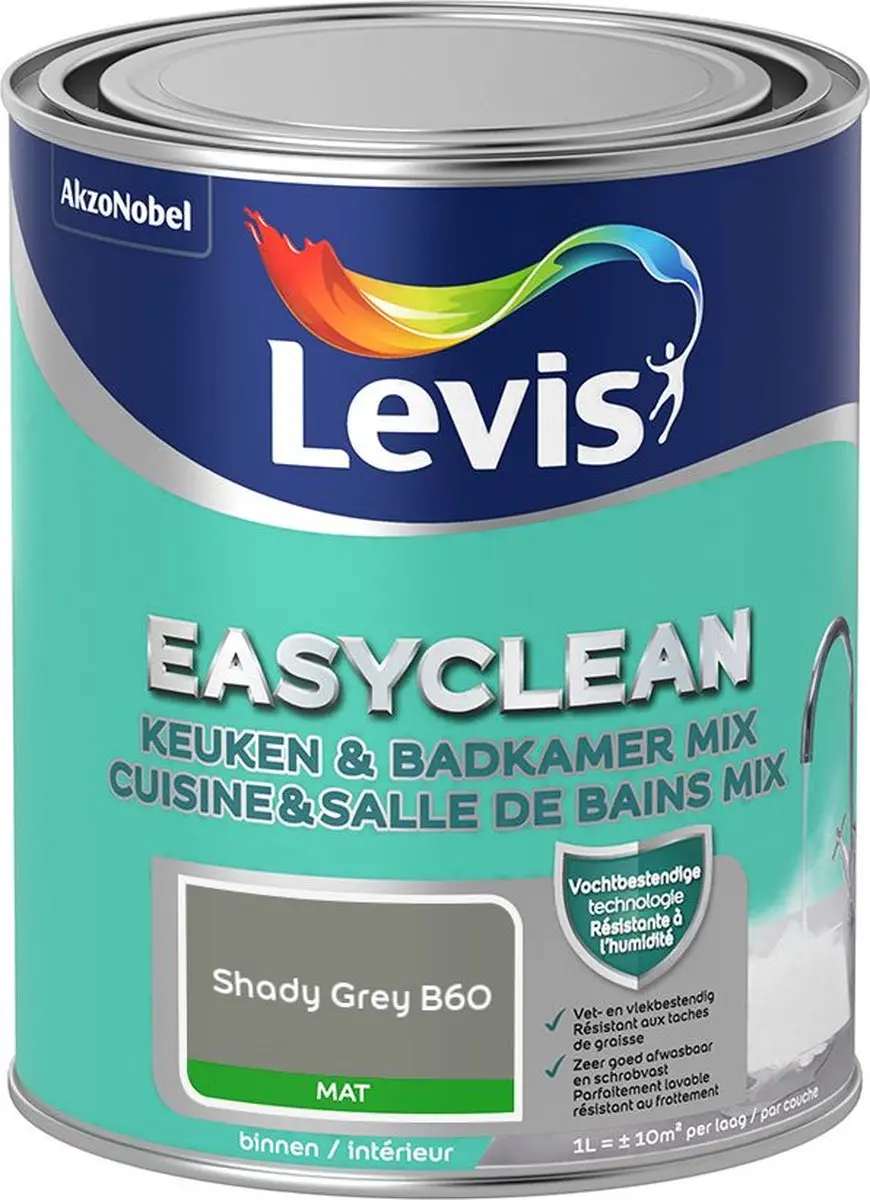 Levi's Easyclean Mengverf Shady Grey B60
