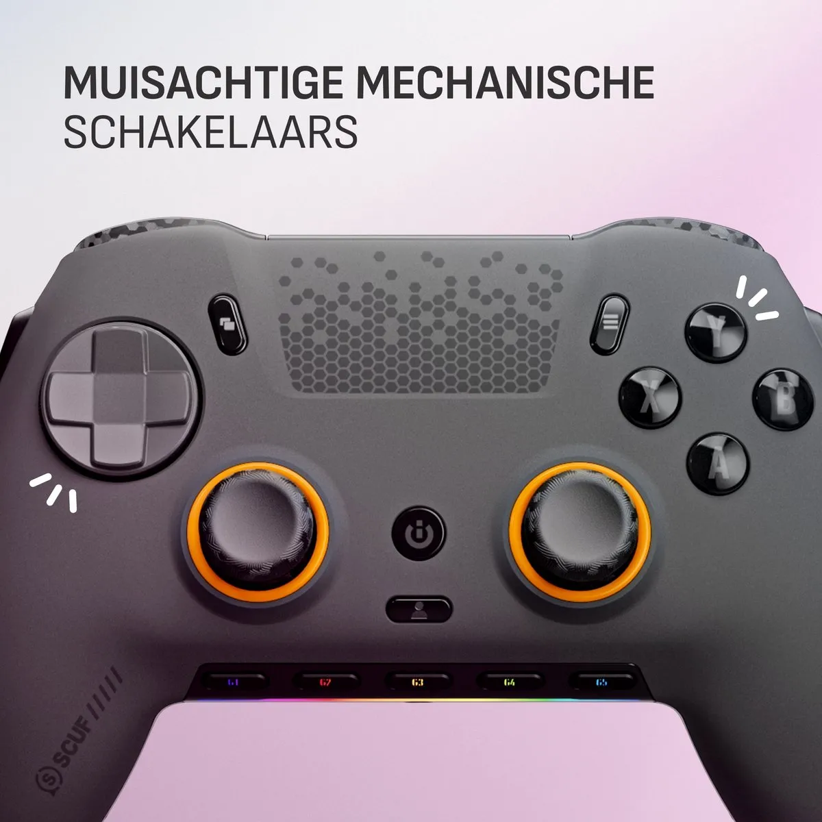 Scuf Envision Pro HE - Draadloze Gaming Controller - Programmeerbare Paddles & G-keys - PC - Grijs