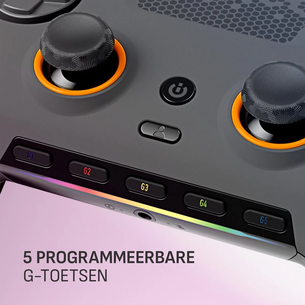 Scuf Envision Pro HE - Draadloze Gaming Controller - Programmeerbare Paddles & G-keys - PC - Grijs