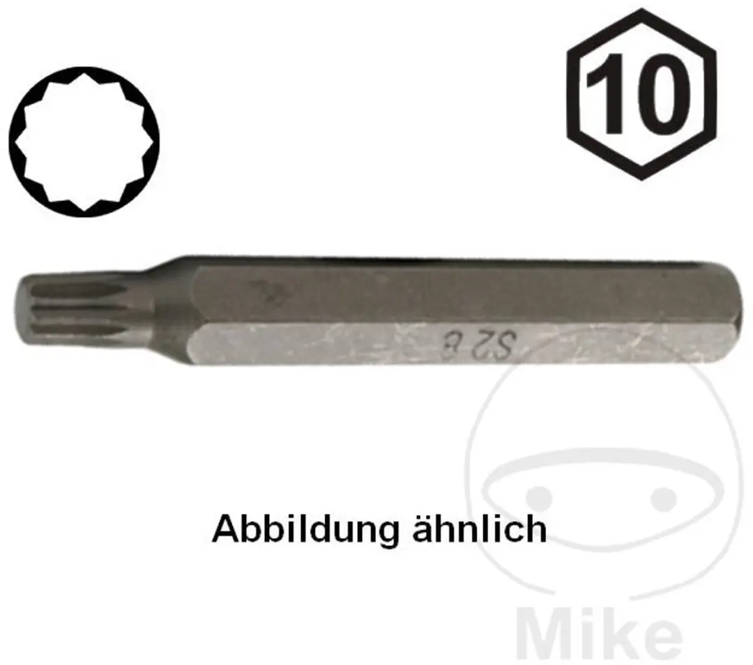 Condor Spline Bit M12 x 75mm