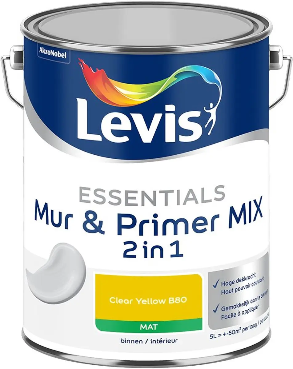 Levi's Essentials Mur & Primer Mix Mengverf 5L