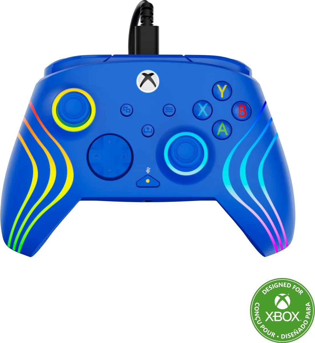 Turtle Beach Afterglow Wave - Controller - Windows 10|11, Xbox Series X|S, Xbox One - Blue
