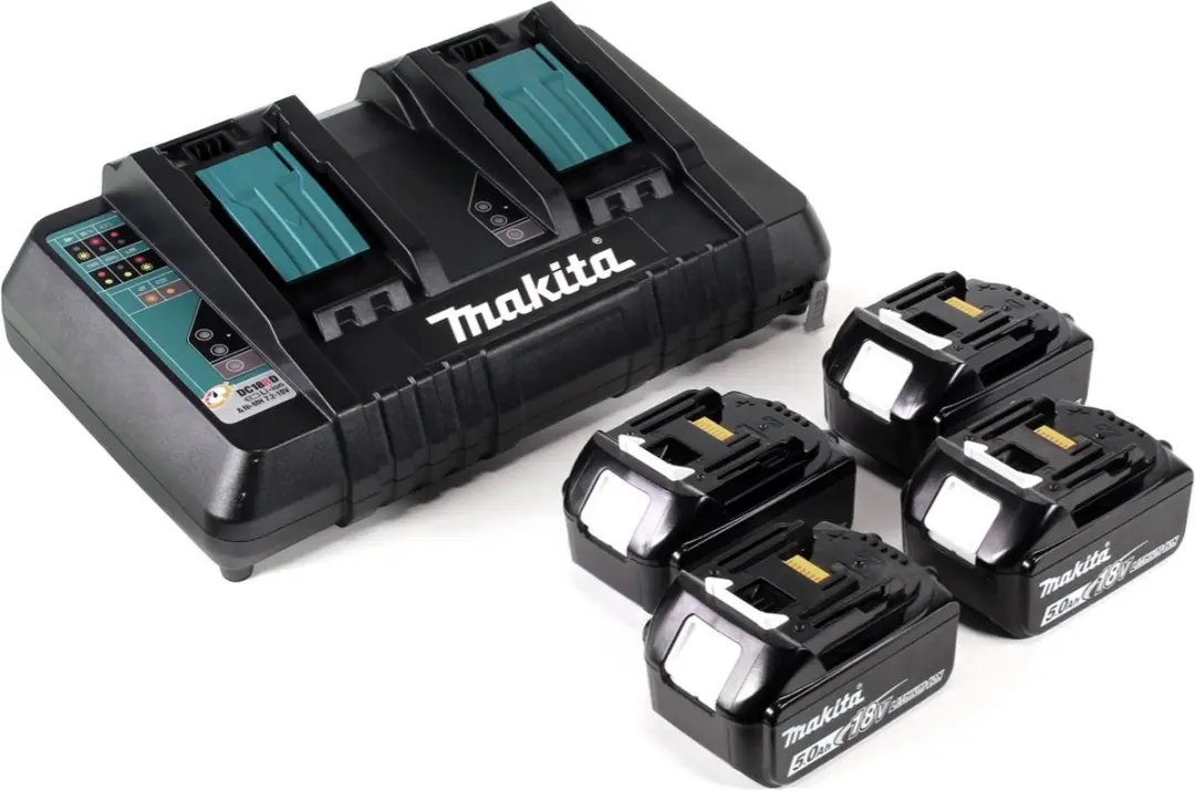 Makita DUC353PT4 Accu-kettingzaag 36V - 35cm - 4x 5.0Ah accu + dubbele lader