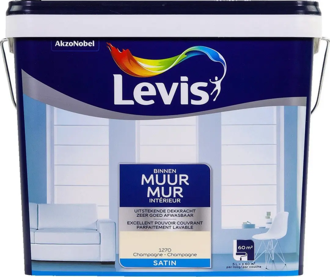 Levi's Muur Binnen Champagne Satin 5L