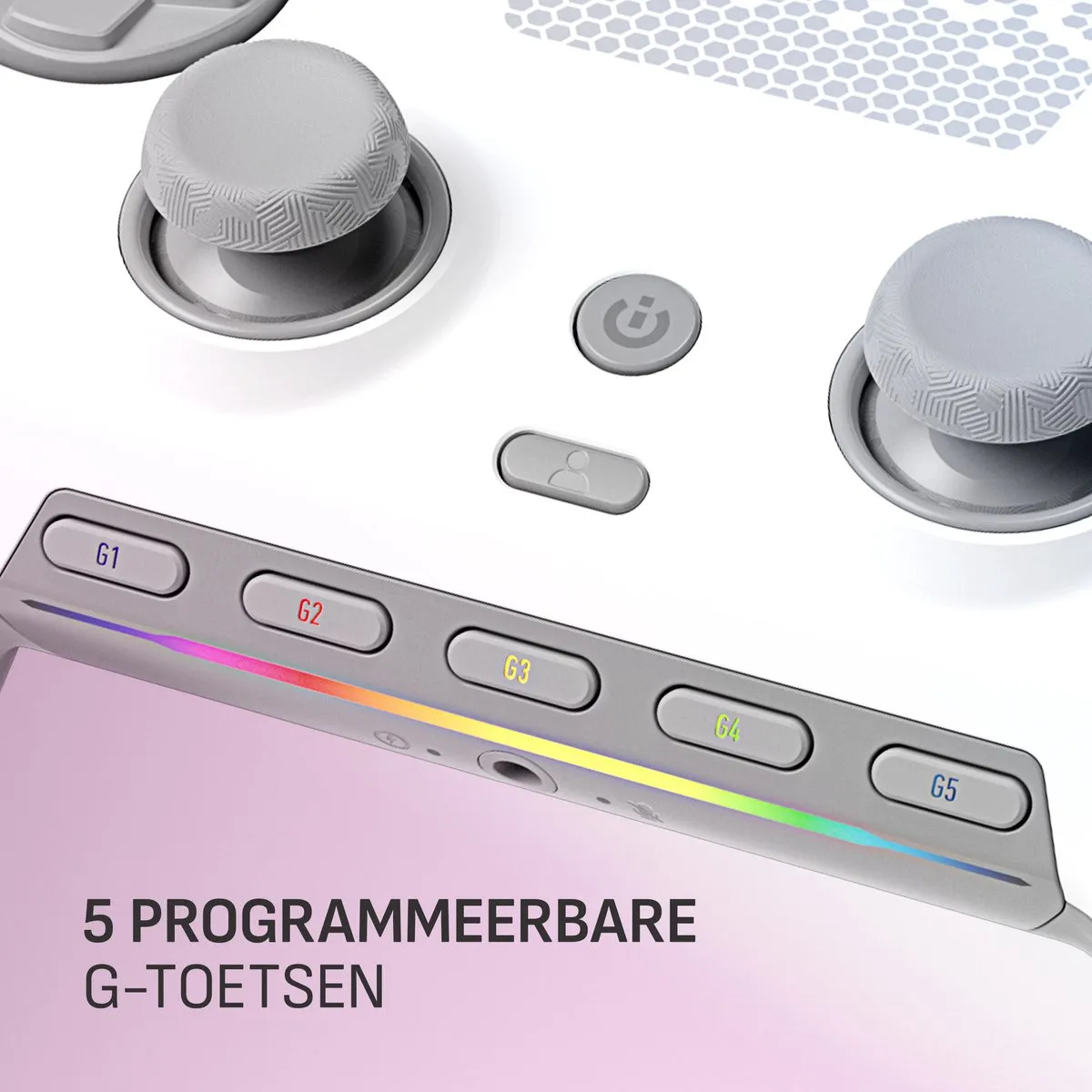 Scuf Envision Pro HE - Draadloze Gaming Controller - Programmeerbare Paddles & G-keys - PC - Wit