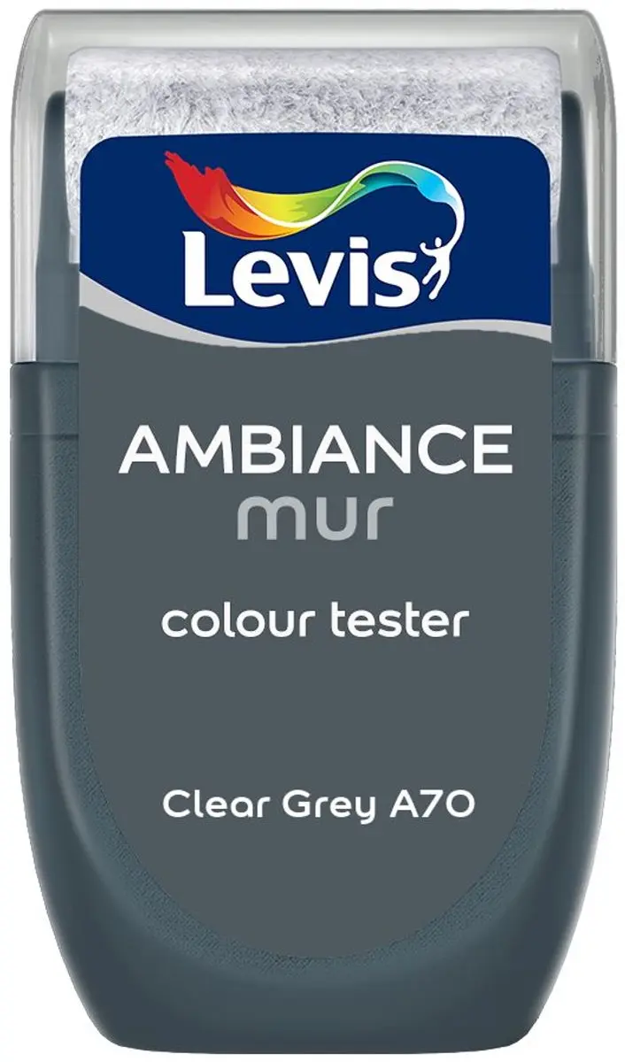 Levi's Muurverf Kleurtester Mat Mix Clear Grey A70 30ml