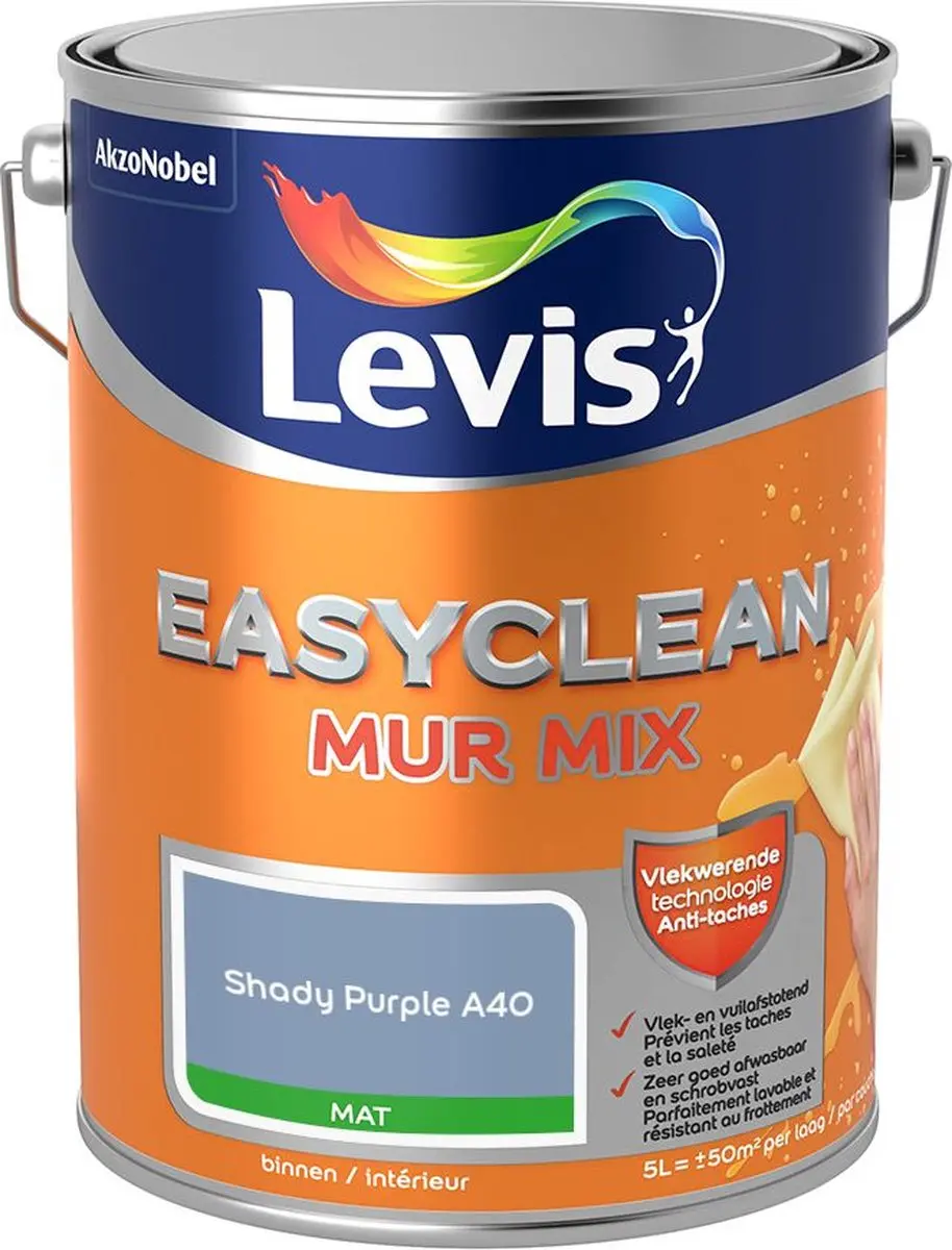Levi's Easyclean Mur Mat Mix Mengverf 5L