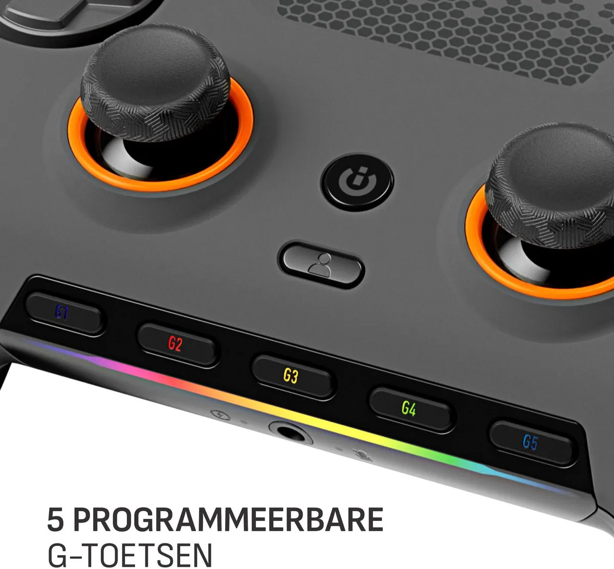 SCUF Envision Pro Draadloze Controller - 35 Knoppen - 1500mAh - Grijs