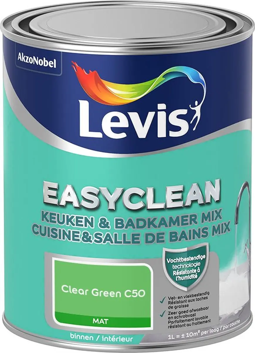 Levi's Easyclean Mengverf Clear Green C50