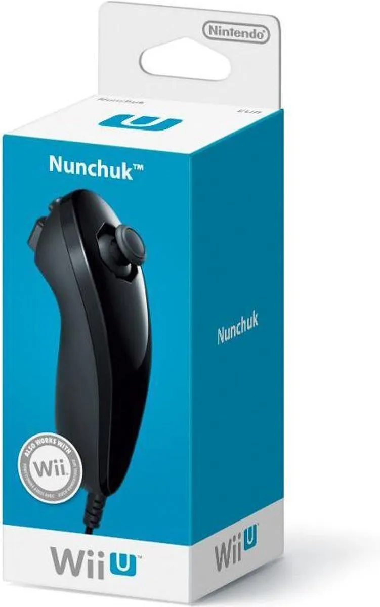 Officiële Nintendo Nunchuk Controller - Zwart - Geschikt voor Nintendo Wii & Wii U